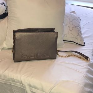 Dark silver Bebe purse used once